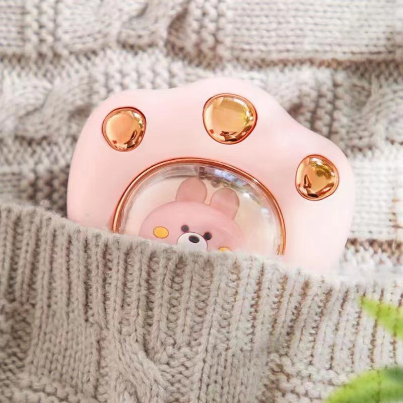 New Cat Claw Hand Warmer USB Rechargeable Baby Warmer Mini Cute Pet Portable Cartoon Hand Warmer