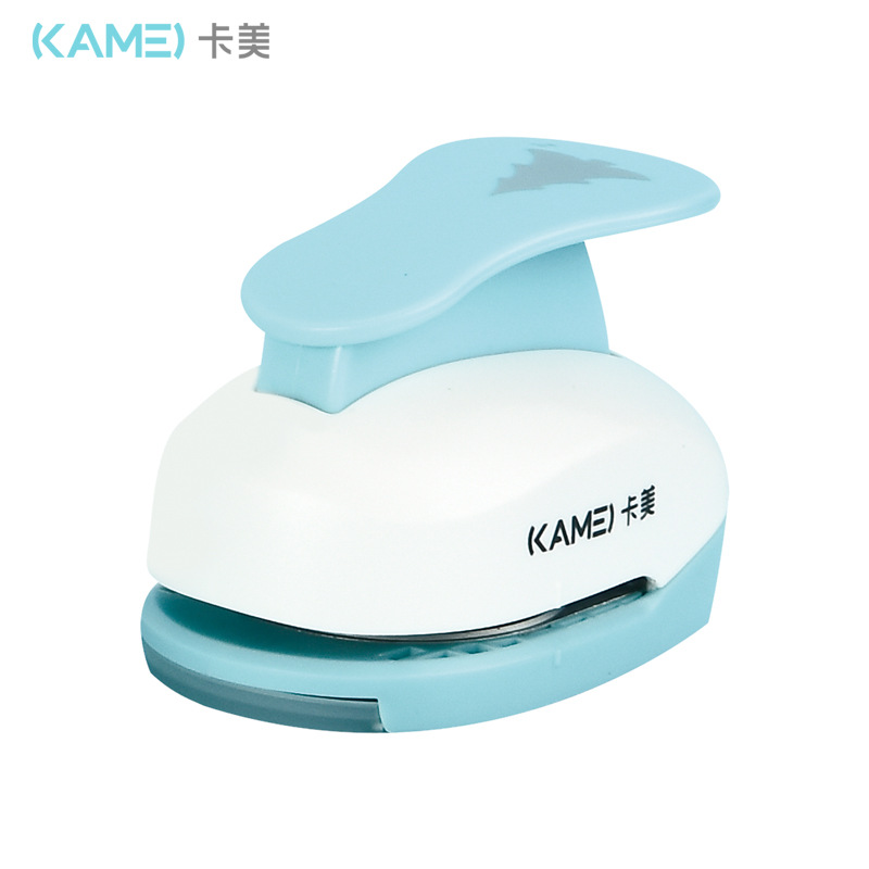 Kamei Manufacturer Wholesale Embossing Machine Cross-Border Custom Handheld Children's Paper-Cut Educational Toys Flower Punching Machine