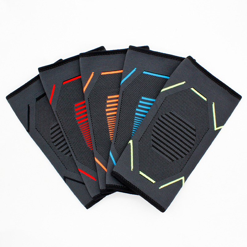 In stock sports elbow pads men and women fitness running cycling protective gear knitted breathable elbow pads