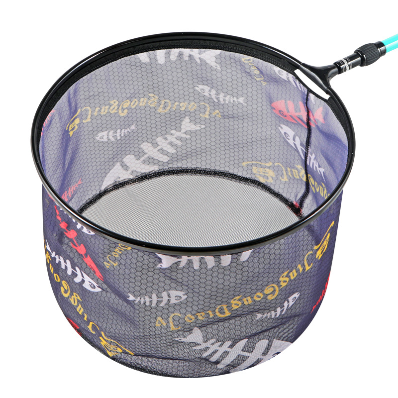 Fishing Net Head Without Hooks, Anti-Hanging Net Head, Fishing Gear Aluminum Alloy Net Head, Foldableable Fishing Net Bag