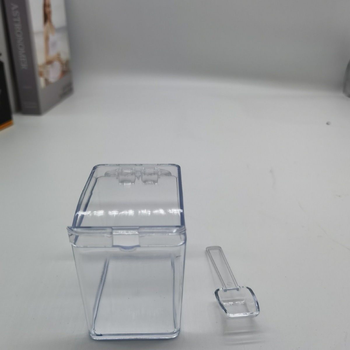 Seasoning box household kitchen salt seasoning jar storage box seasoning transparent cooking box factory