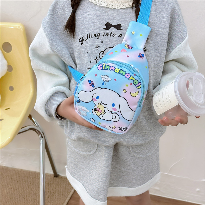 Western style boys and girls chest bag coin purse cute children messenger bag new cartoon coolomi shoulder bag