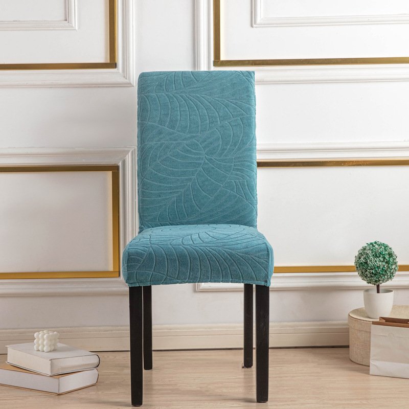 Cool Yan new waterproof jacquard big leaves hotel home one-piece half pack chopsticks cover elastic office computer chair cover