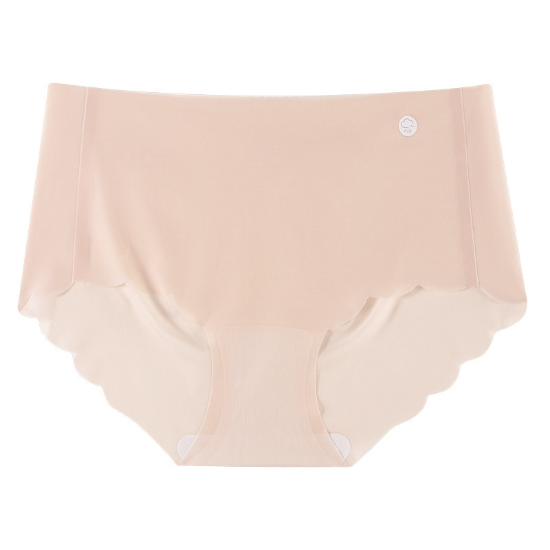 Seamless underwear for women Summer thin breathable quick-drying Mask 3D peach hip fitness triangle ice silk underwear for women
