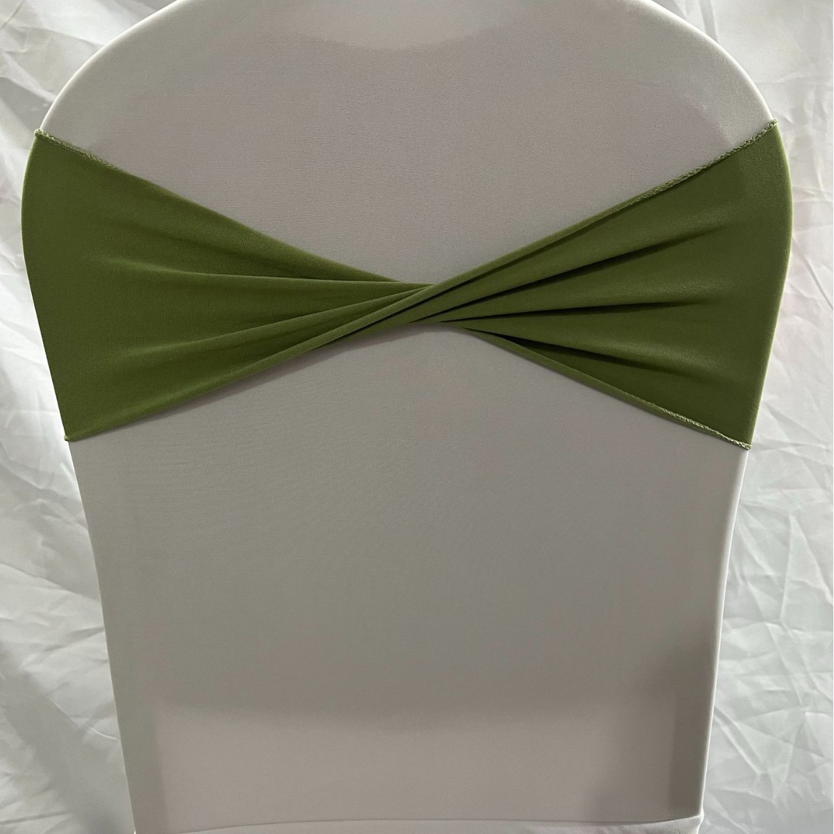 Tie-free chair back flower bow chair cover decorative polyester chair cover streamer ring-free elastic strap cross-border wholesale