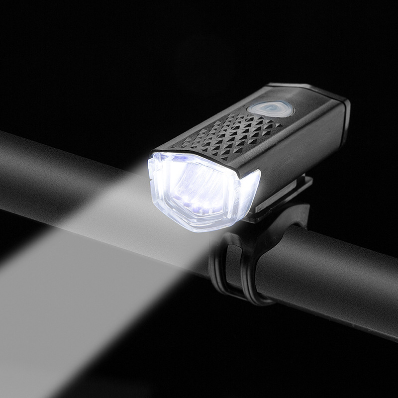 Cross-Border High-Bright Rechargeable Bicycle Light Outdoor Night Riding Waterproof Headlight Tail Light Sports Lighting Set Accessories Factory