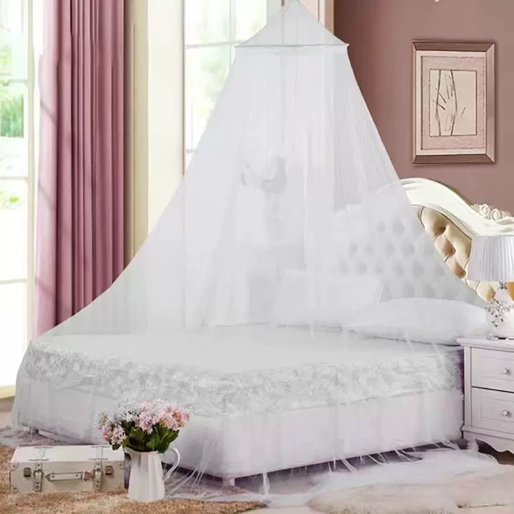 Household Installation-free Ceiling Dome Mosquito Net Encrypted Princess Wind Floor Palace Mosquito Net Simple Bed Mantle for Students and Children