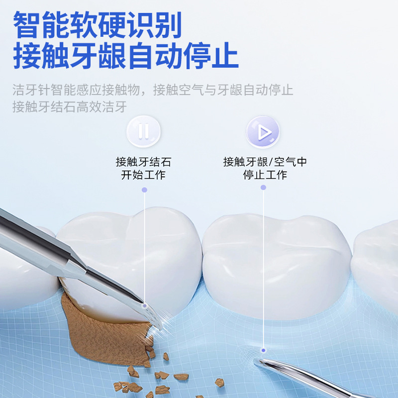 Factory Direct Sales New Ultrasonic Tooth Cleaner Tooth Cleaner Electric Dental Calculus Remover Tartar Tooth Cleaner