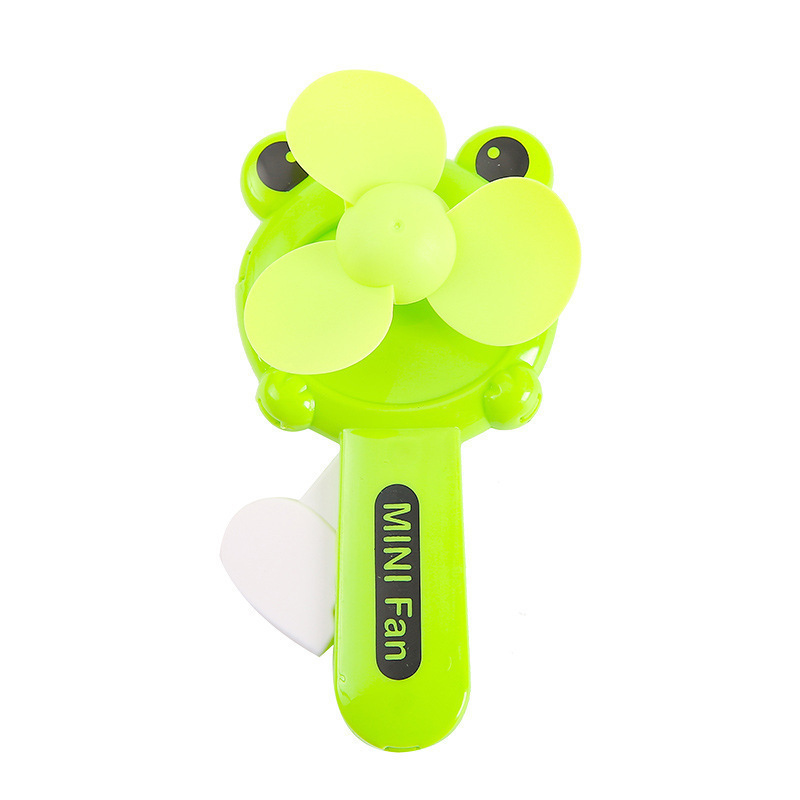 Summer Hand-Cranked Mini Fan for Children Cute Cartoon Handheld Small Portable Hand-Pressed Fan Hand-Pressed Fan