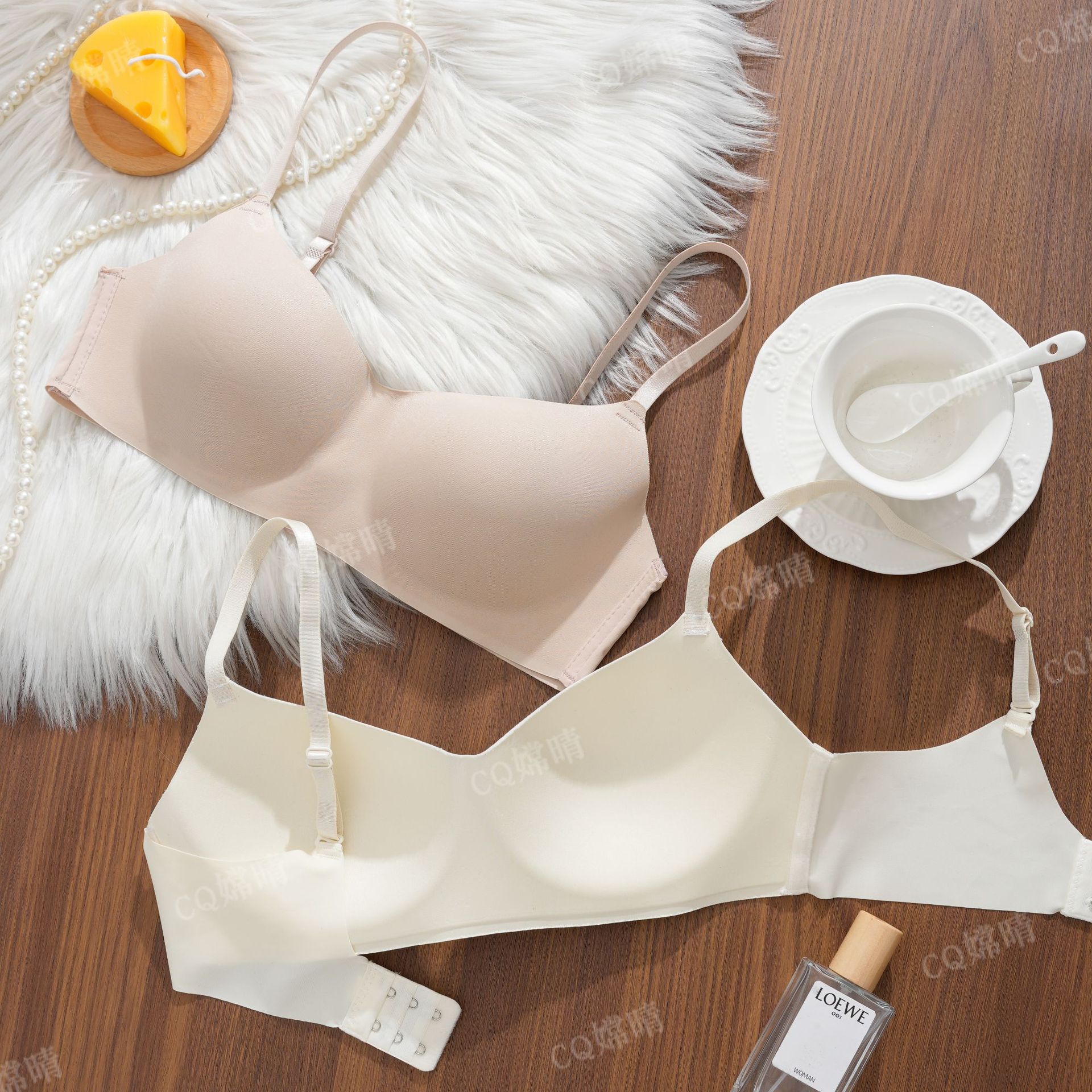 Southeast Asian Cross-Border Thin Cup Seamless Women's Small Breast Push-Up Anti-Sagging Wire-Free Comfortable and Breathable Bra