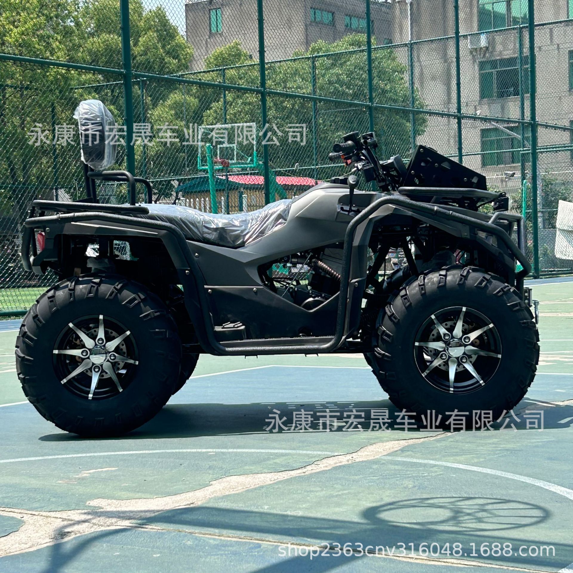 All-Terrain Atv Part-Time Four-Wheel Drive 400Cc Atv Four-Wheel Drive Electronic Injection Automatic Transmission Adult Atv Off-Road Motorcycle Four-Wheel Drive