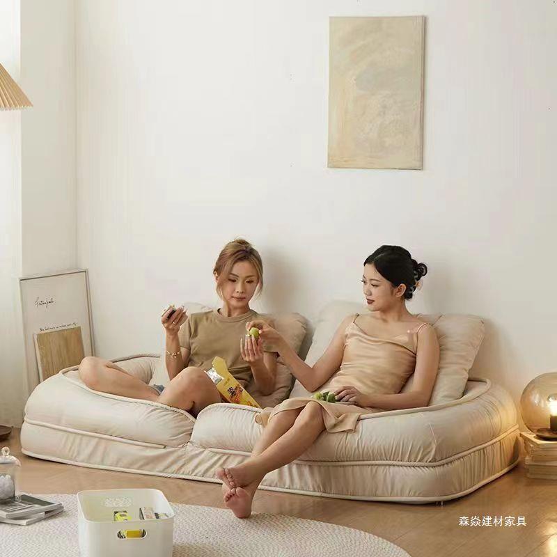 Human Dog Kennel Lazy Sofa Folding Sleepable Lying Sofa Bed Room Bedroom Double Tatami Single Sofa