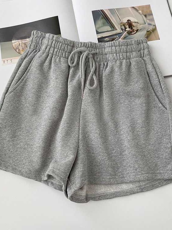 Fat mm large size shorts female summer New loose harbor wind leisure sports a word home wide leg hot pants foreign trade ins