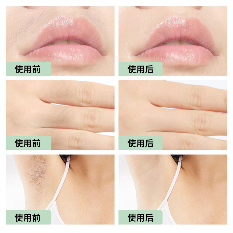 Hair Removal Wax Strips for Lips, Mustache Removal, and Full-Body Use, Tear-Off Hair Removal Strip Set for Facial Hair Removal