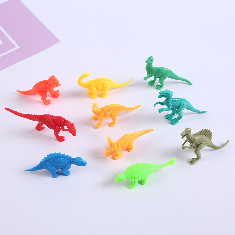 Origin direct supply 12 small dinosaur model archaeological toy accessories push blind box twisted egg gift