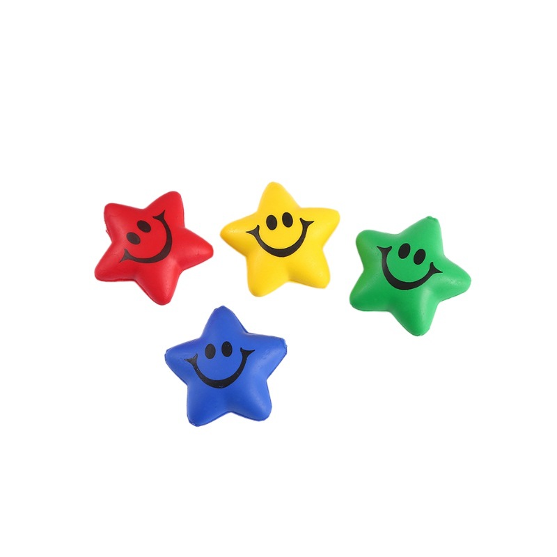 Amazon's Best Selling 5cm Solid Pu Ball 5-Cornered Planet Foam Sponge Kidsren's Decompression and Venting Toy