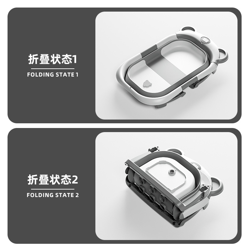 Pet Bath Basin Special Bath for Cats Cat Bath Dirt Small Dog Bath Bucket Anti-running Cat Basin Foldable