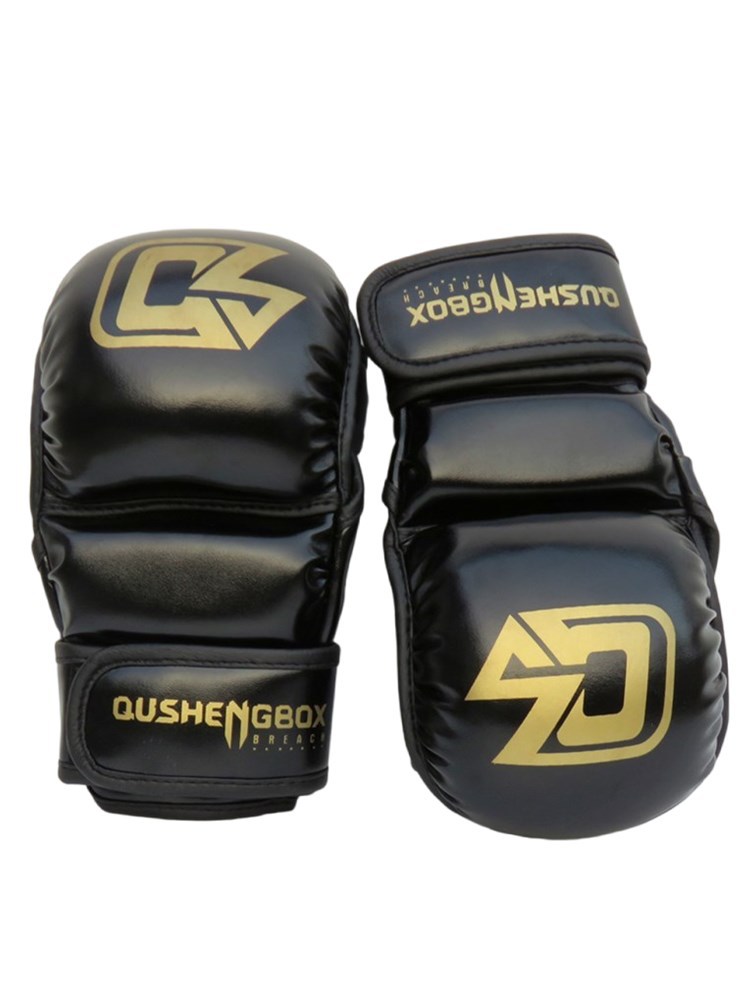 Professional Boxing Gloves for Children, Thickened Boxing Gloves for Fighting, Men's and Women's Sandbag Half-Finger Boxing Gloves for Adults