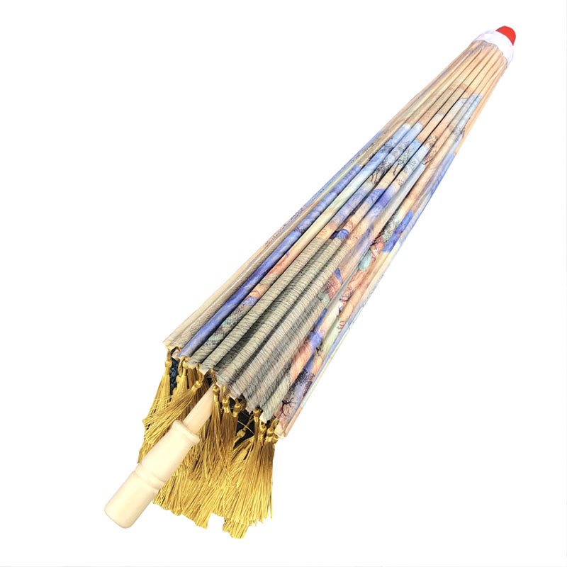 Qianli Jiangshan Picture Oil Paper Umbrella Antique Hanfu Photo Suit Umbrella Antique Oil Paper Umbrella Classical Retro Ancient Suit Umbrella