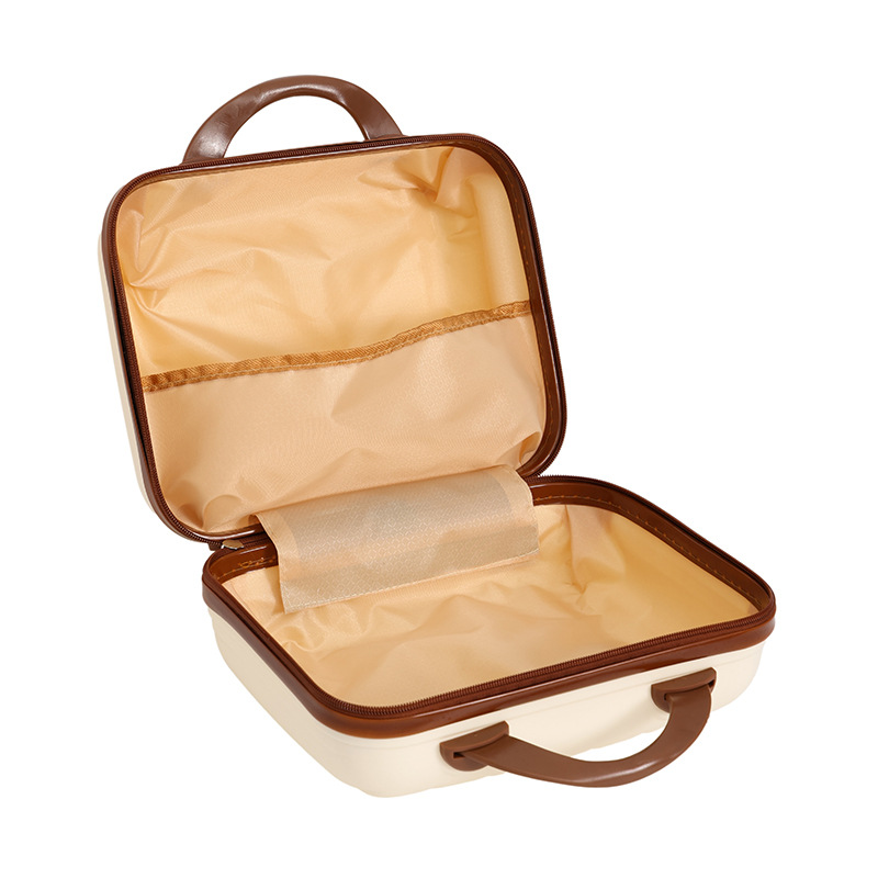 14 Inch PP Hand Luggage 3D Cartoon Pumpkin Cosmetic Case Multifunctional Mini Makeup Storage Bag Accompanying Gift