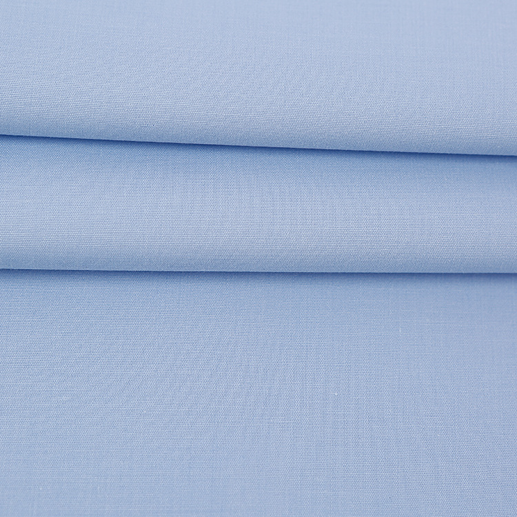 Tc Stretch Poplin Cvc Twill Spot School Uniform Fabric Business Wear Fabric Workwear Tr Beiji Suit Shirt Material