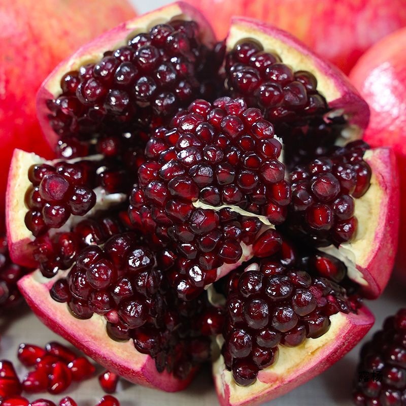 Tunisian Soft Seed Pomegranate, Sichuan Huili Pomegranate, Freshly Picked Seasonal Fruit 5kg Red Heart Crystal Sweet Pomegranate