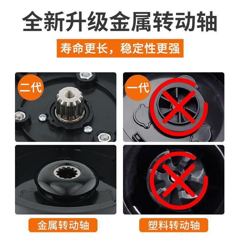 Material Crusher Ultra-Fine Grinder Household Grain Dry and Wet Dual-Use Commercial Grinder