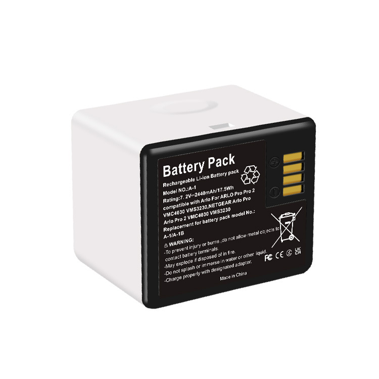 Manufacturers Supply Suitable for Arlo Pro/Pro2 Camera Lithium Battery 2440Mah to Replace A-1/A-1B