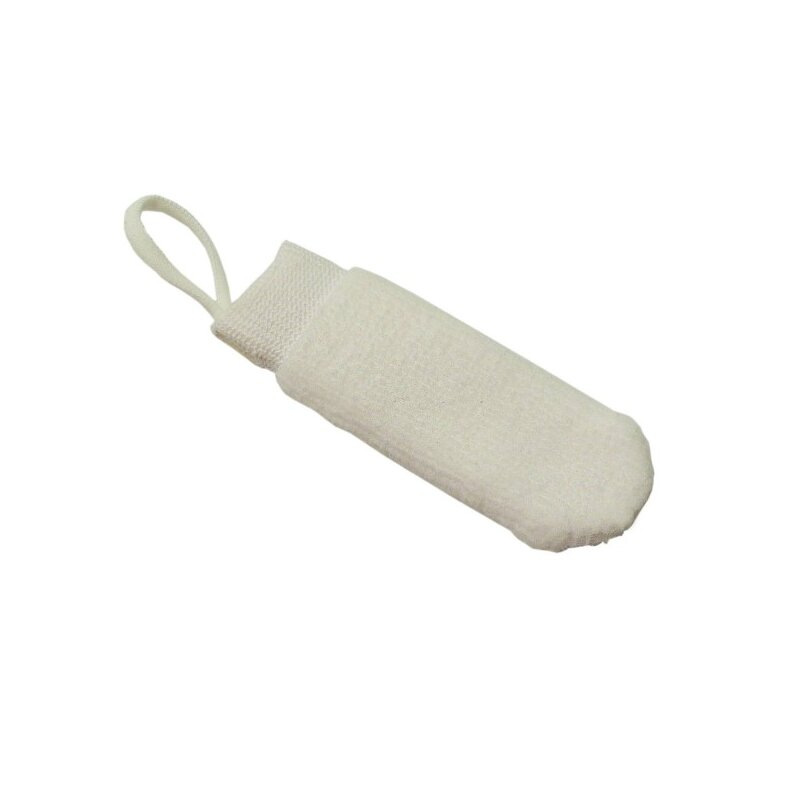 Pet Tooth Cleansing Finger Brush Nylon Knitted Finger Brush Cats and Dogs Oral Cavity Cleansing Finger with Lanyard White Pet Supplies