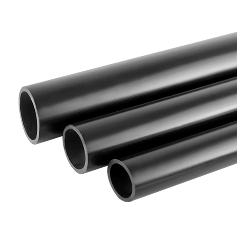 Fish Tank Water Pipe Fittings Upvc Water Supply Pipe Hard Pipe Upper and Lower Water Plastic Pipe Straight-Through Elbow Tee Outlet Black