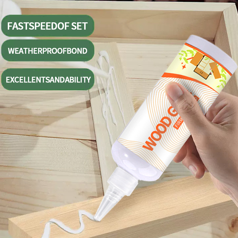 Rabbi cross-border woodworking glue wood hand glue solidified transparent environmental protection net taste white latex in stock wholesale