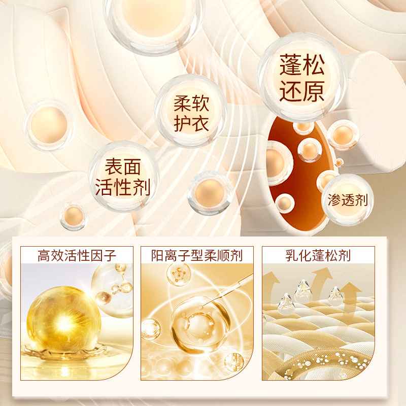 Wool sweater shrink recovery agent woolen cashmere coat enlarged wool clothes washing softening fluffy soft liquid