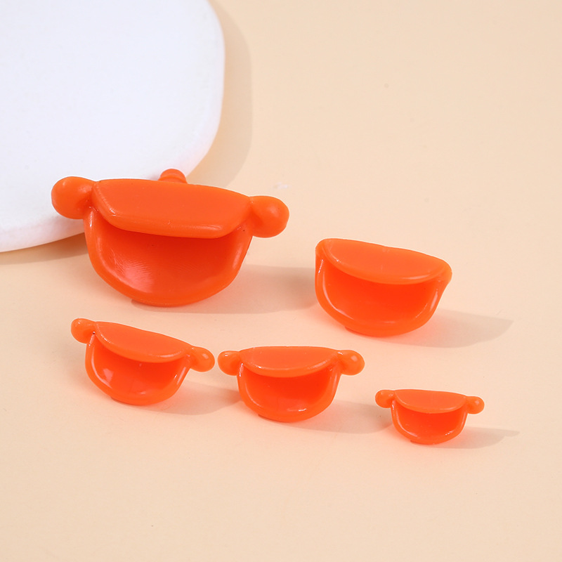 Creative Japanese and Korean Cartoon Yellow Duck Red Lips Big Mouth suit Accessories Accessories DIY Hairpin Bag Accessories