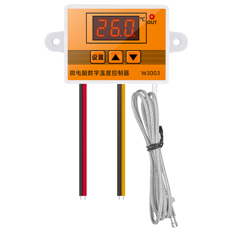 W3003 intelligent digital display thermostat 450 degree K type thermocouple temperature controller high temperature boiler temperature control switch