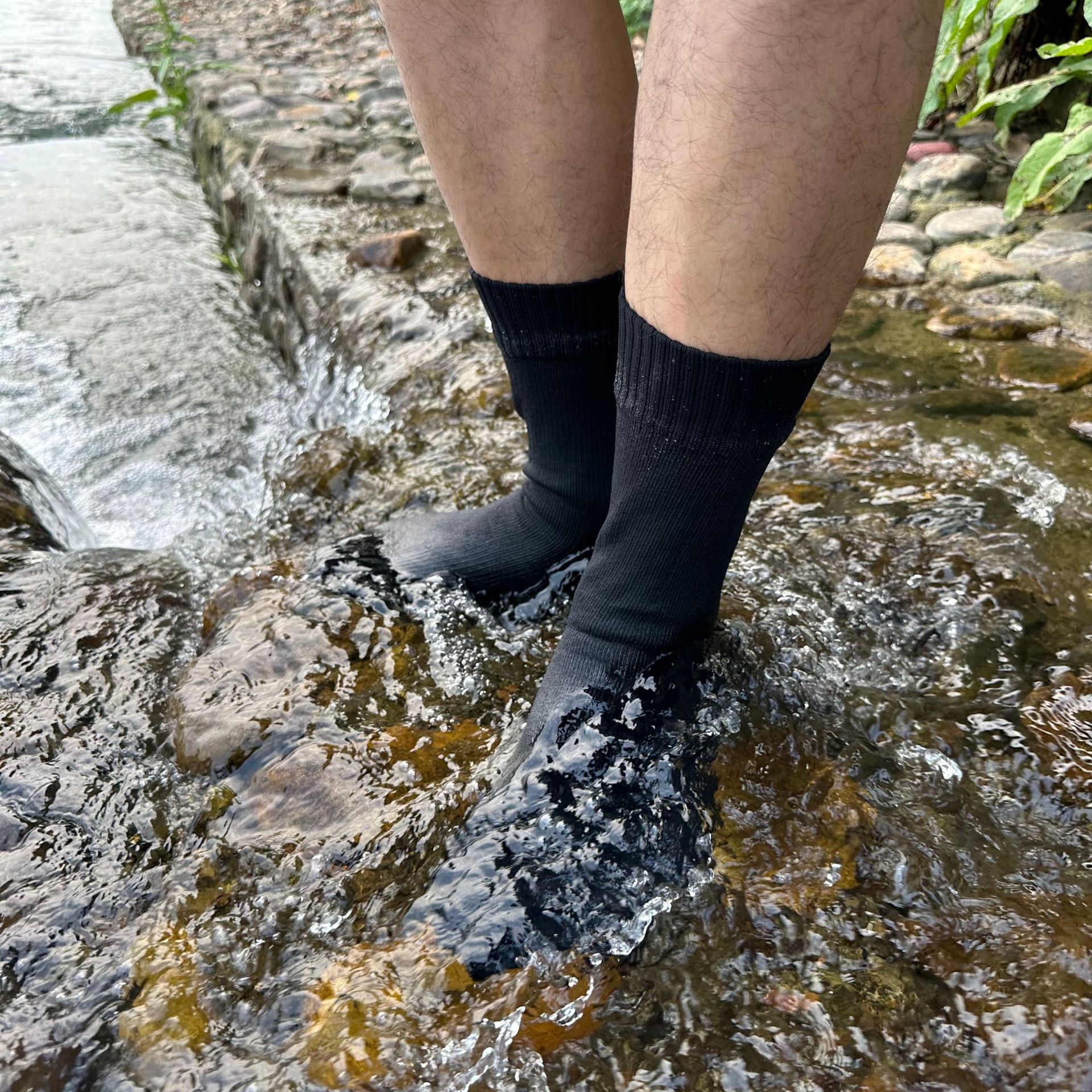 Cross-border Amazon waterproof socks breathable socks wading camping skiing thermal outdoor hiking diving socks