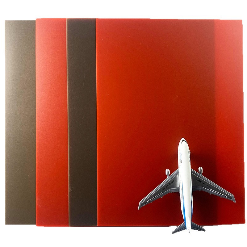 Manufacturer Customized Pp Plastic Material Flame Board Tea Black Plastic Sheet Wine Red Plastic Sheet Colorful Pp Board