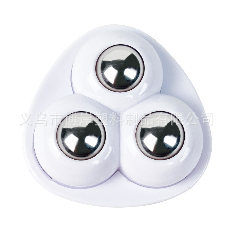 Adhesive universal wheel mobile ball wheel non-perforated steel ball trolley silent furniture caster base pulley