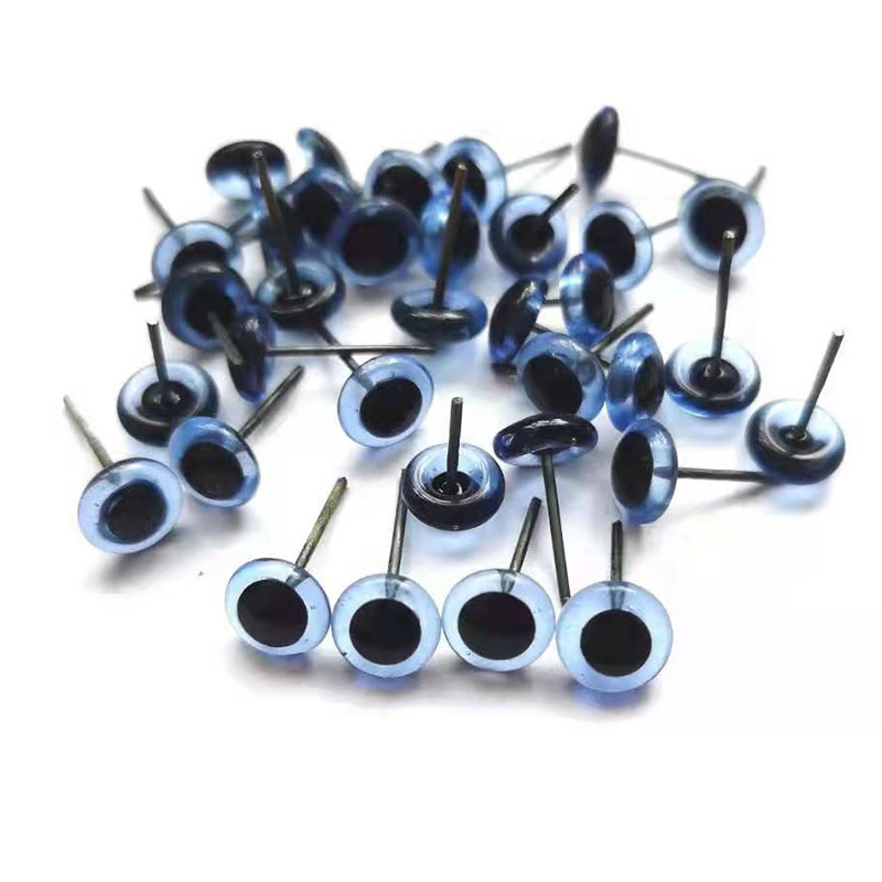 Glass Eyeballs, Needle-Type Eyeballs, Wool Felt DIY Face Sculpting Accessories, Food Carving Needle-Type Glass Eyes
