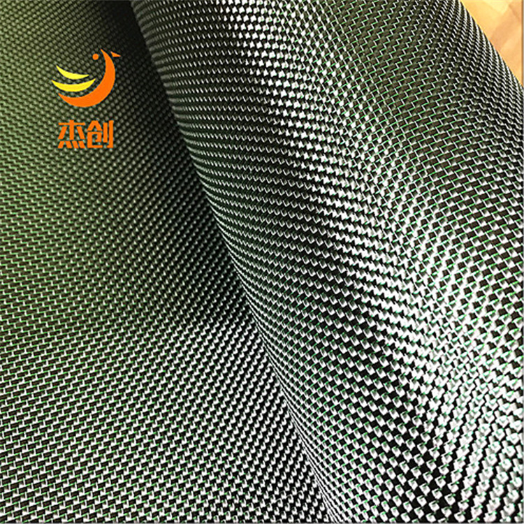 3K carbon fiber green silver silk plain twill mixed woven fabric products surface decorative composite material