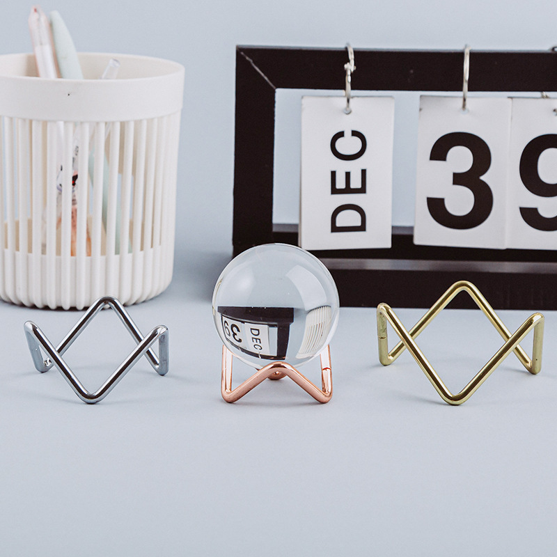 Производители источников металлическая каменная нефритовая подставка руда кристальная подставка каменный кластер база украшения