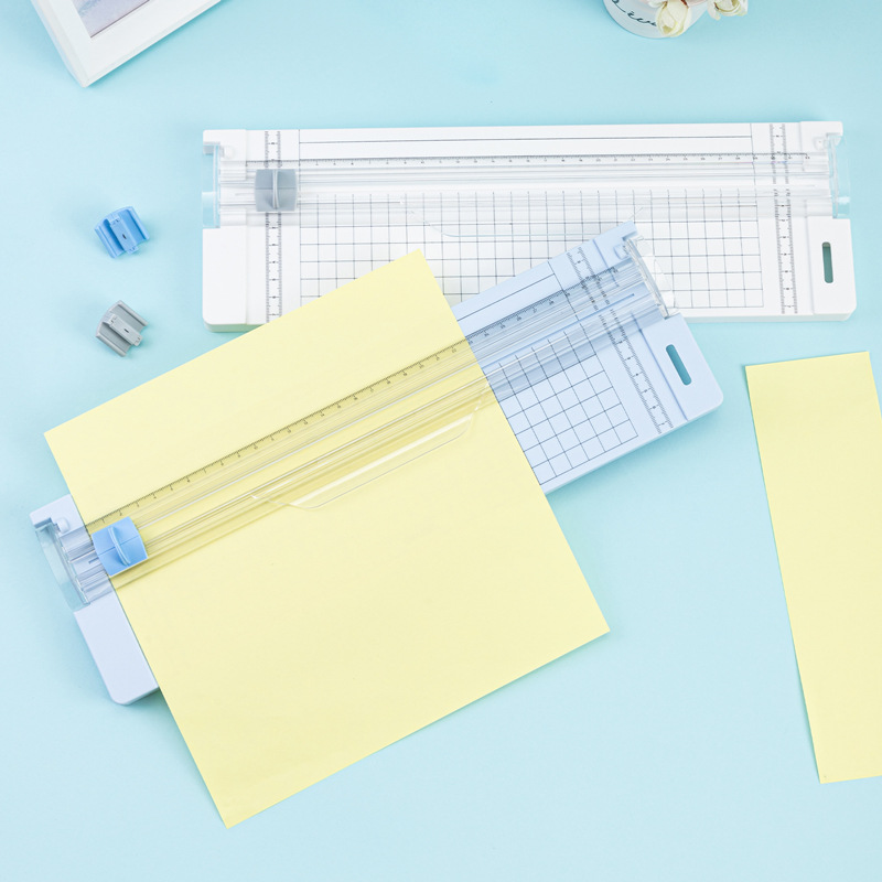 Deli 14251 small paper cutter paper cutter manual two-way cutter head paper cutter office stationery wholesale