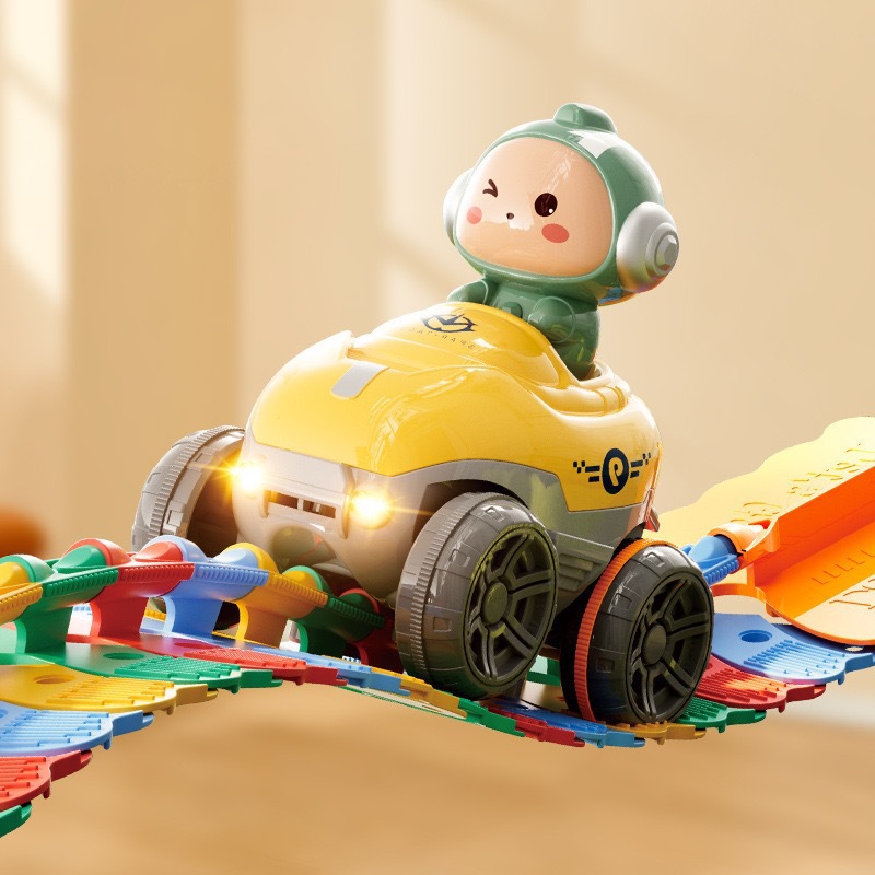 Cross-Border Anti-Gravity Electric Rail Car Kidsren's Toy Versatile Flexible DIY Track Splicing Charging Version Wall Climbing Car