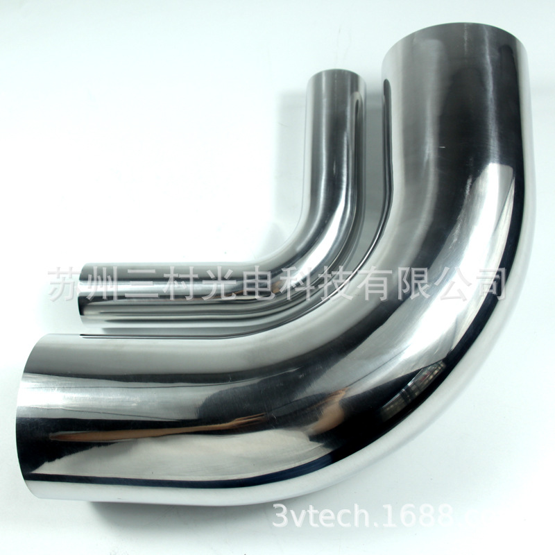 Car Restoration Turbocharged Intercooler Aluminum Tube 90 Degree Accessories Caliber 3 " 76mm/leg Length 100*100