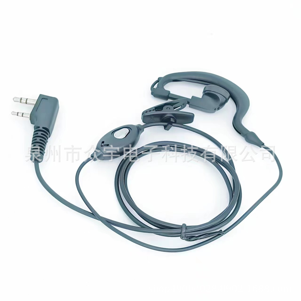 Baofeng interphone earphone wire ordinary leather wire ear hanging 992K sequin earphone 888S / 5R earphone