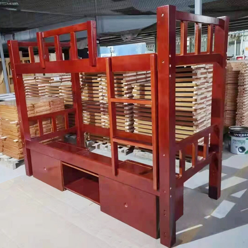 Прямые поставки из фабрики, двухъярусная кровать из массива дерева, односпальная кровать, шкаф, домашняя кровать, кровать из массива дерева, домашняя кровать