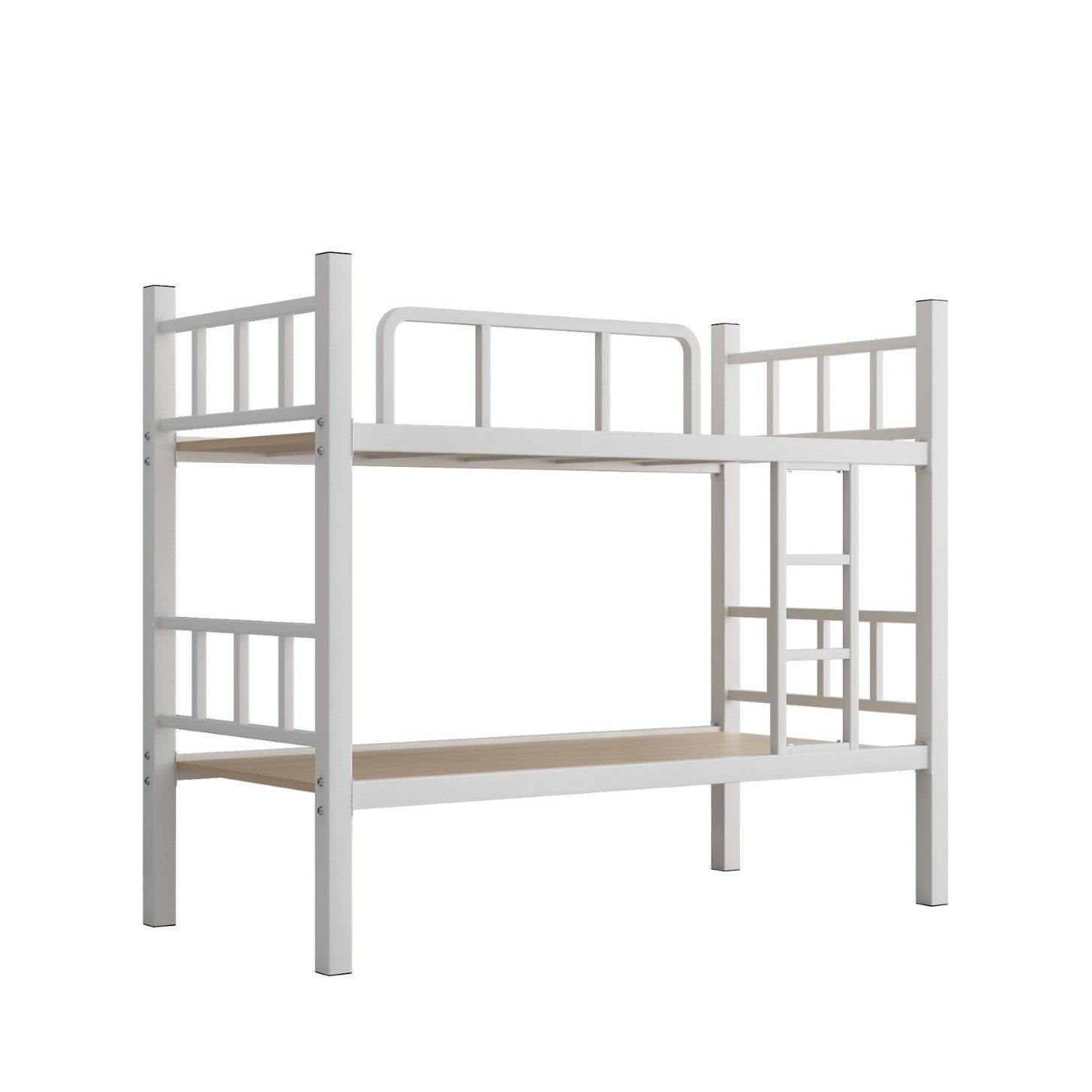 Thickened Adult Bunk Bed Double Bunk Bed Staff Dormitory High and Low Bed School Apartment Double Bunk Bed Iron Frame Bed