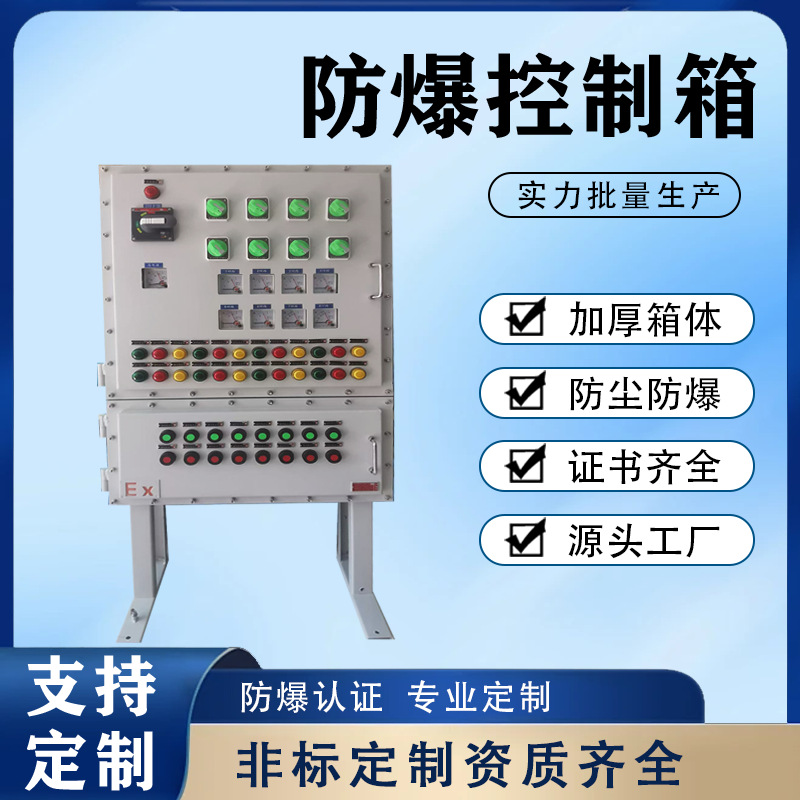 Stainless Steel Explosion-Proof Power Socket Lighting Power Control Box Petrochemical Plant Complete Set of Distribution Cabinet Explosion-Proof Box