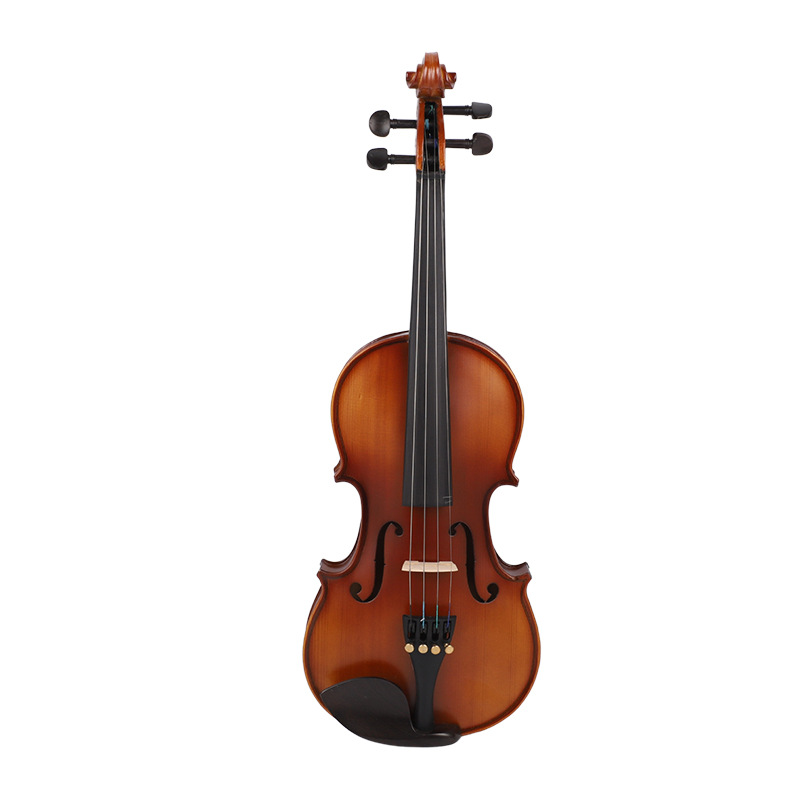 Factory custom solid wood handmade beginner violin student popularization violin children playing practice violin