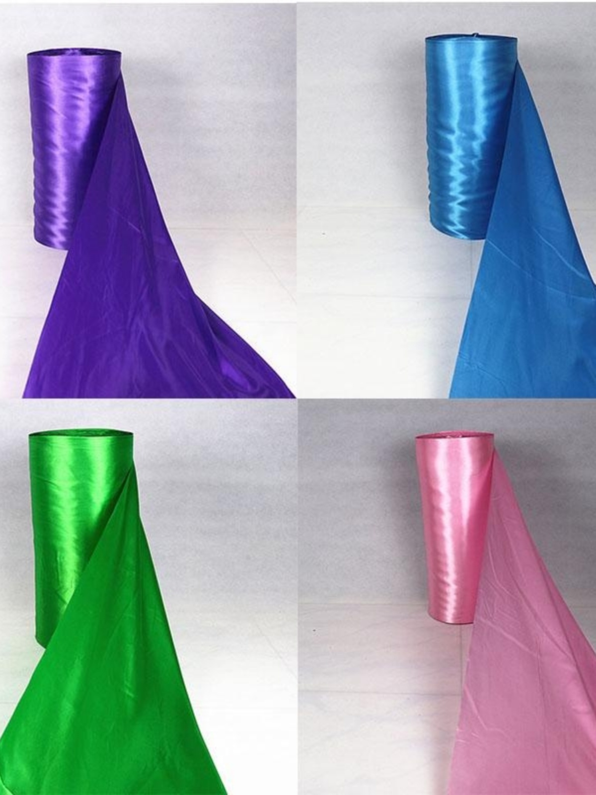 Сатиновая ткань, желтая, красная, синяя, для танцевальных платьев