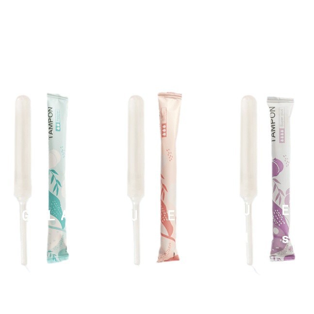 Private gauze tampon catheter tampon private protection vaginal applicator gynecological liquid moisturizing cotton swab